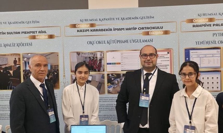 Eskişehirli okulun OKU projesi ulusal sergide ikinci oldu