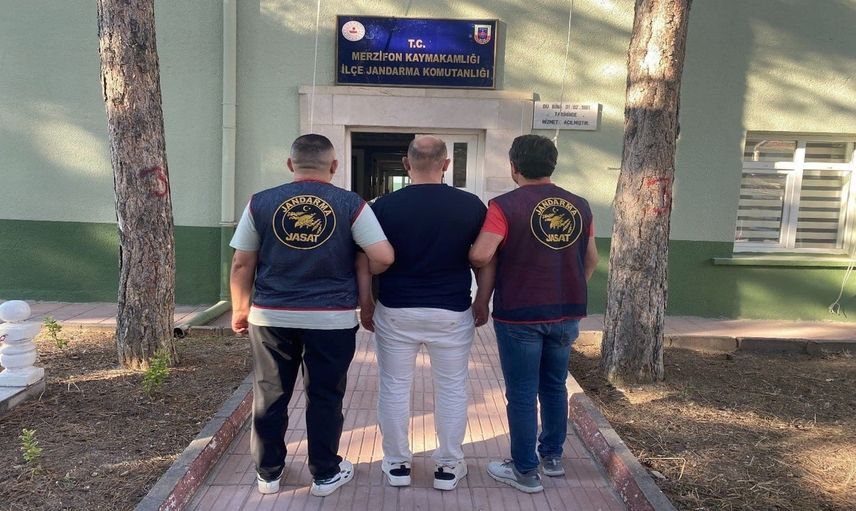 Interpol kırmızı bültenle aranan zanlı Amasya'da yakalandı