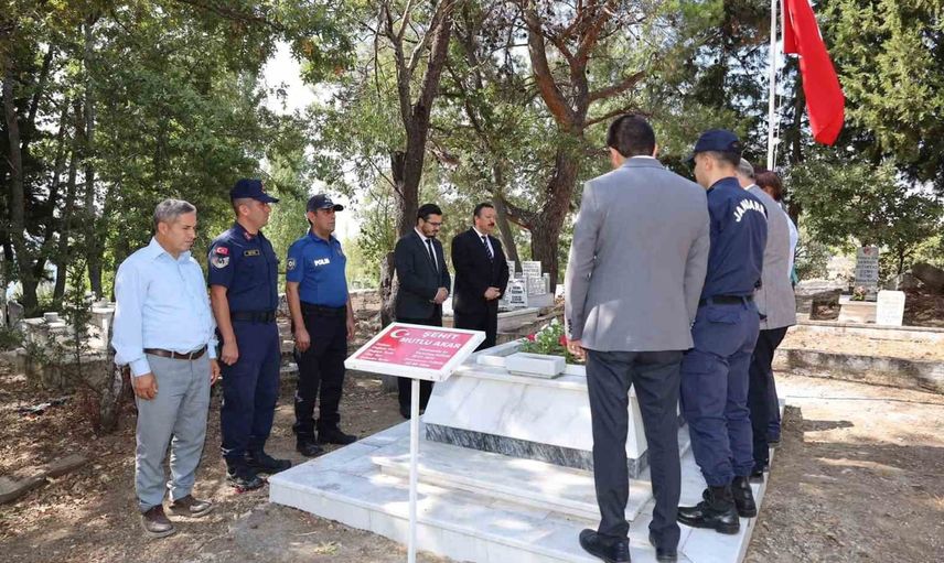 Karacasu'da vatan uğruna hayatını kaybeden Mutlu Akar unutulmadı