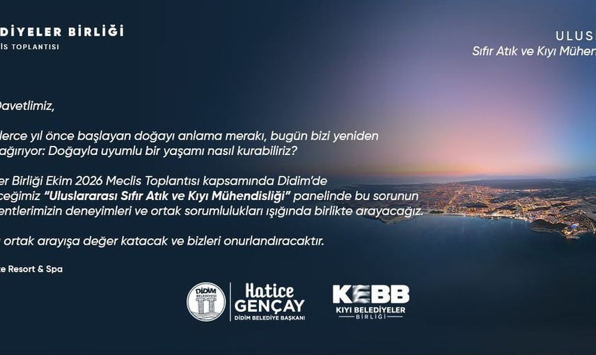 Kıyı belediyeleri Didim'de buluşuyor: sürdürülebilirlik ve iş birliği ön planda