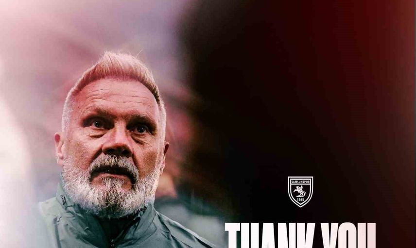 Samsunspor'da kısa ama etkili dönem: Thorsten Fink'e teşekkür