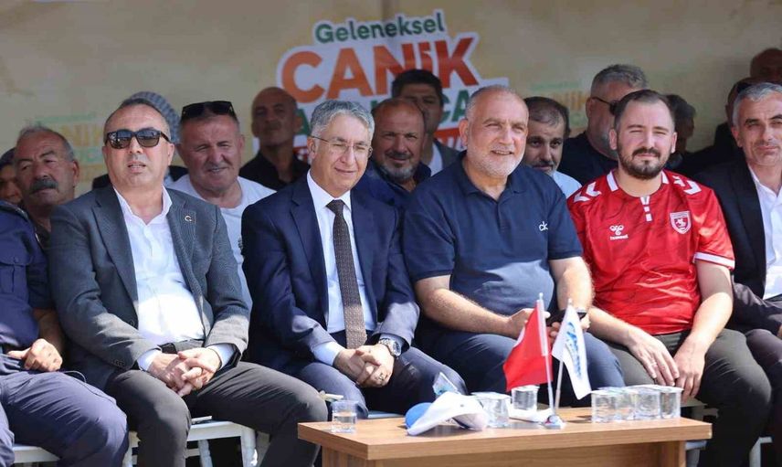 canik'te karakucak geleneği festival alanını doldurdu