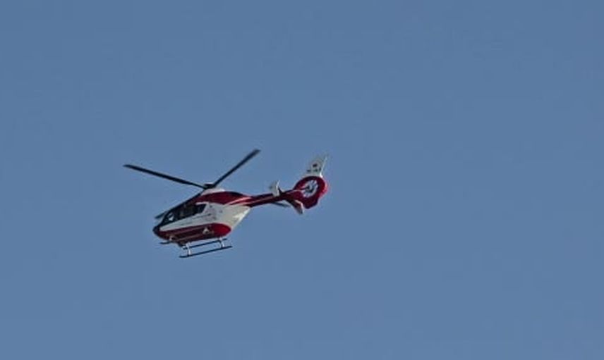 Anterior MI tanısıyla Yüksekova'dan Van'a helikopter ambulansla sevk