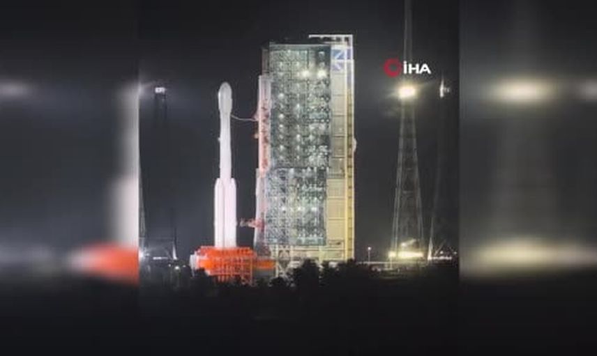 Wenchang'dan fırlatılan ChinaSat-4B taşıyıcısı Long March 7A kalkış sonrası parçalandı