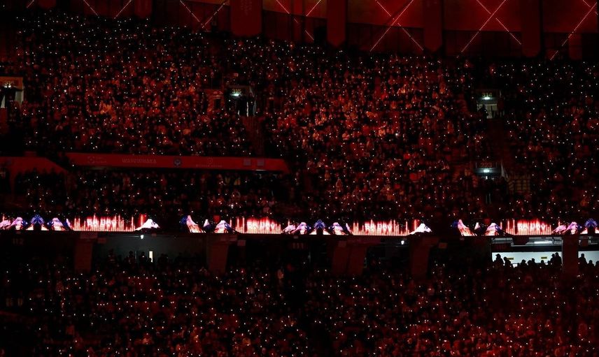 Yurt formunda stadyum: Bişkek Arena Orta Asya'nın en büyüğü açıldı