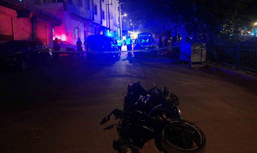 Kilis'te rögar kapağına çarpma sonrası motosiklet 28 metre sürüklendi, sürücü ağır yaralandı