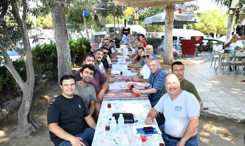 Sanayi sitesinde talepler masaya yatırıldı: Kuşadası'da esnafla yerinde buluşma