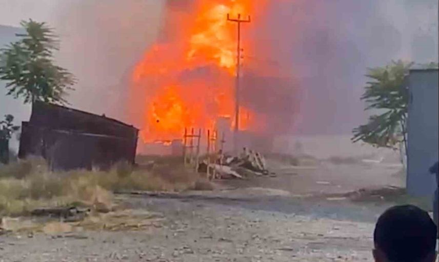 Salihli'de Kavas Gaz Dolum Tesisi'nde patlama: 2 kişi hayatını yitirdi