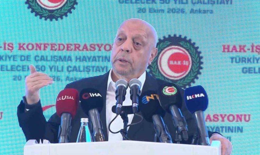 HAK-İŞ çalışma hayatının gelecek 50 yılını konuştu: adil vergi ve Gazze vurgusu