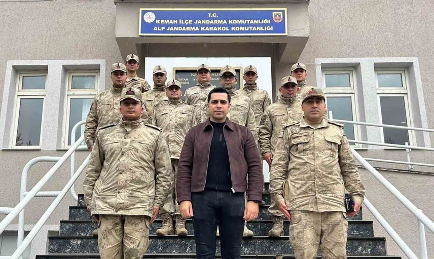 Kaymakam Tutay'dan Alp Jandarma Karakolu'na çalışma ziyareti