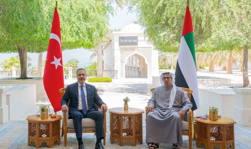 Fidan Abu Dabi'de Al Nahyan ile bölgesel gündemi ve işbirliğini görüştü