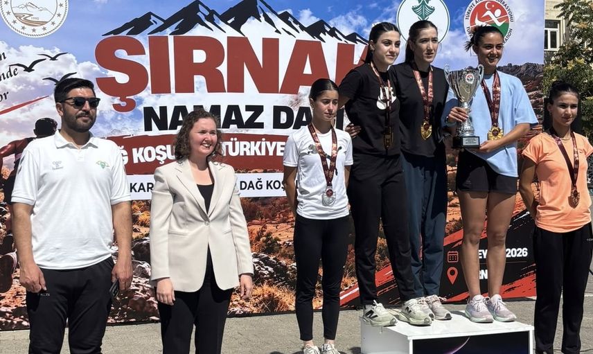 Vanlı atlet Meryem Korkuç şampiyonada ikinci sırayı aldı