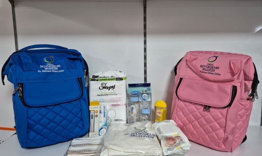 Ordu Büyükşehir Belediyesi'nden bebeklere ilk gün seti desteği