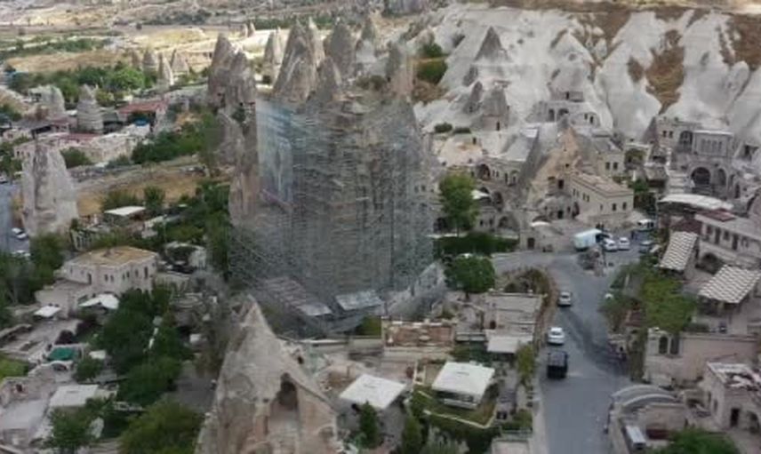 Kapadokya'da kırılgan mirasa müdahale: yedi peri bacası koruma altında