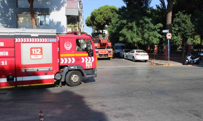 Apartman sakinlerini alarma geçiren yanık kokunun nedeni ısıtıcı kablosu çıktı