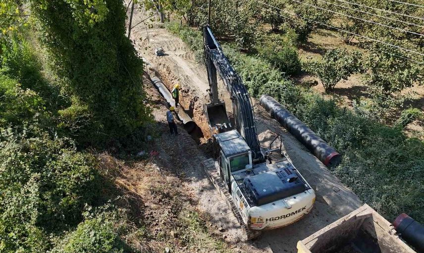 Düzce'de içme suyu altyapısı yenileniyor, 35 kilometre hat tamamlandı