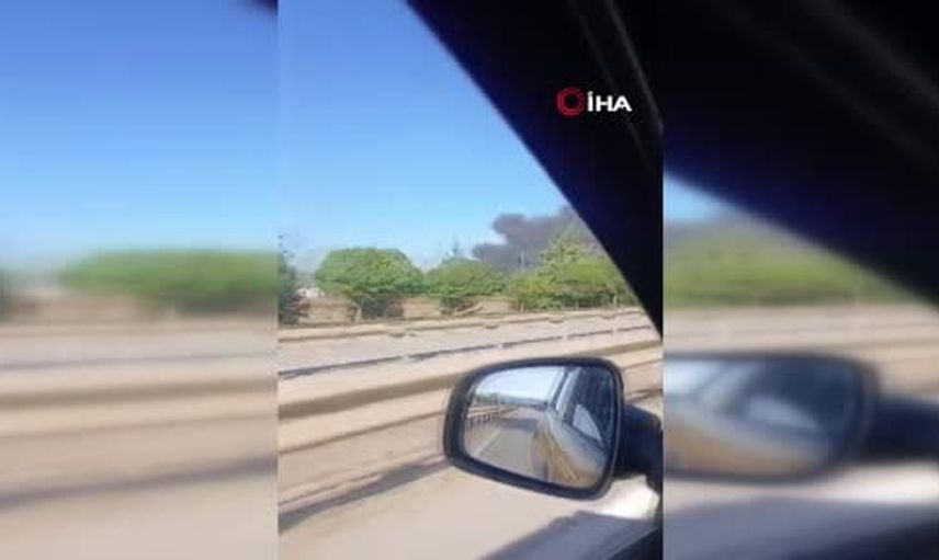 Yenişehir'de siyah incir deposunda yangın, Bursa'nın birçok noktasından duman gözlemlendi