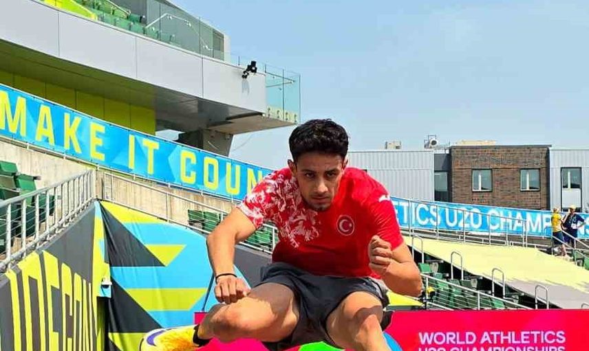 Aydınlı Koray Uygun U20 Türkiye rekoruyla dünya yedincisi oldu