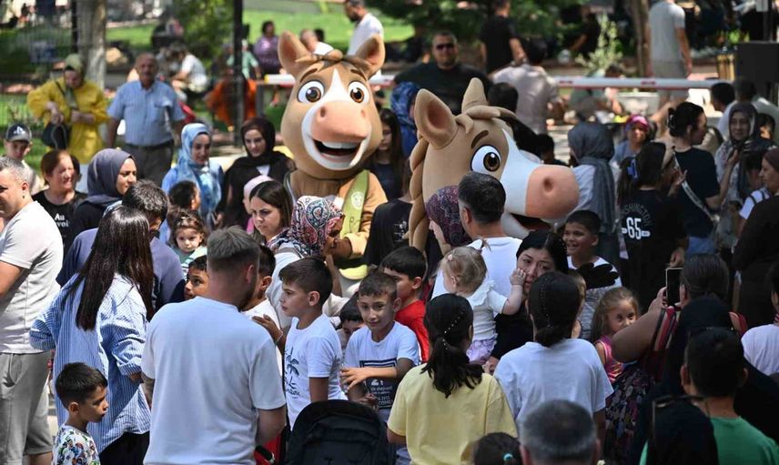 Akpınar mesire alanı çocuk sesleriyle yeniden canlandı