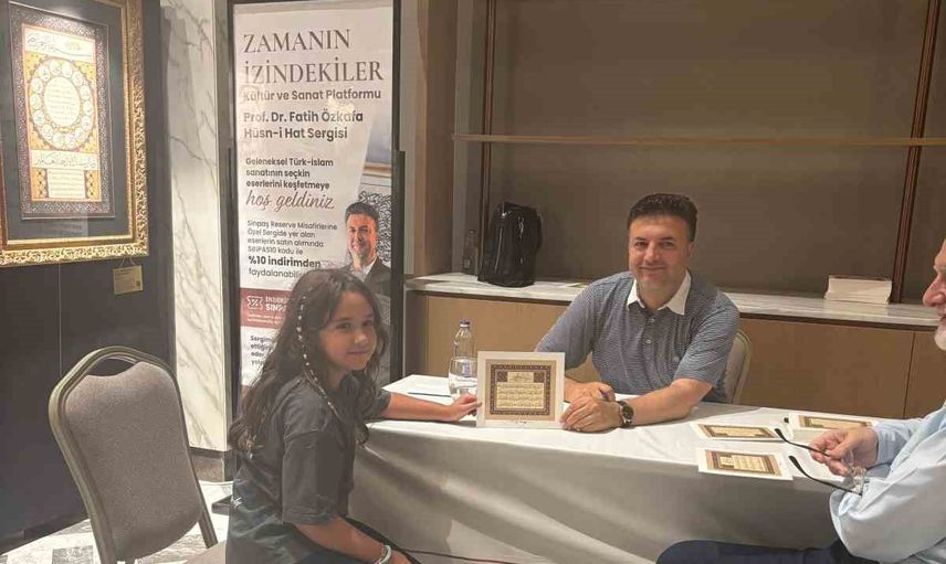 Marmaris'te rüzgârın izinde hat sanatı buluşması