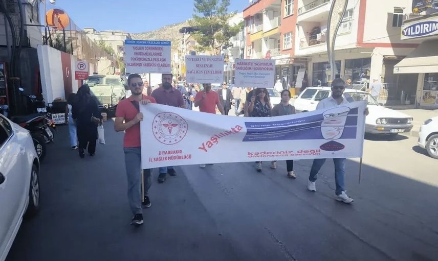 Çermik'te adımlar obeziteye karşı: sağlık için farkındalık yürüyüşü