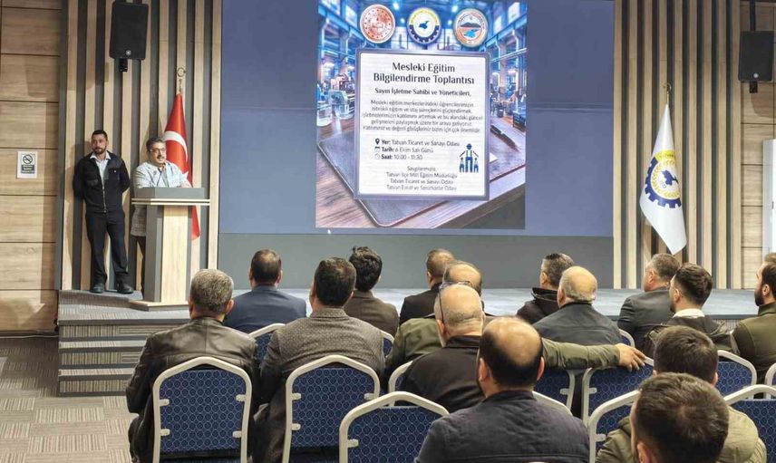 İş dünyası ile eğitimciler Tatvan'da mesleki eğitimi güçlendirmeyi tartıştı