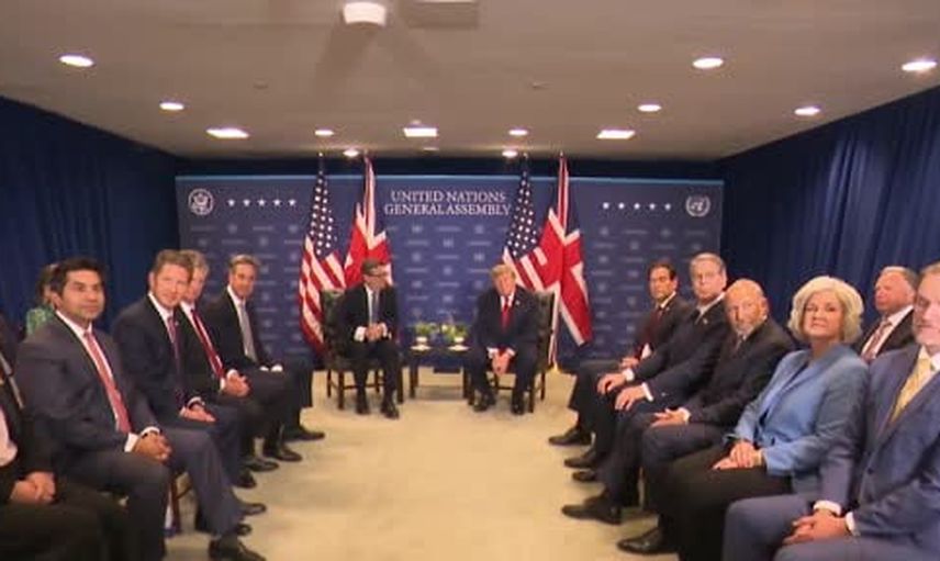 Trump görüşmede Diego Garcia'yı gündeme taşıdı, Burnham ilişkinin önemini vurguladı