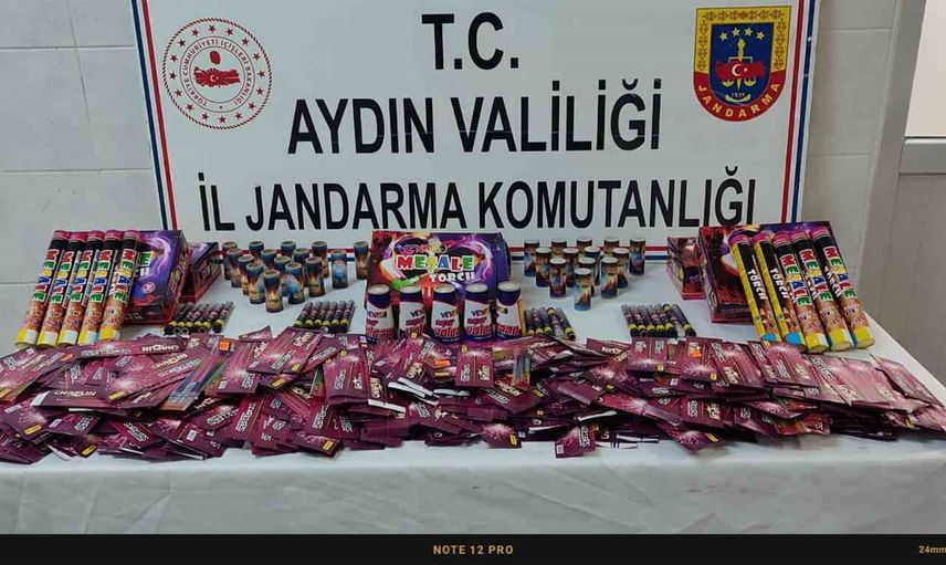 Didim’de iş yerinde 4 bin 630 yasaklı yanıcı madde ele geçirildi