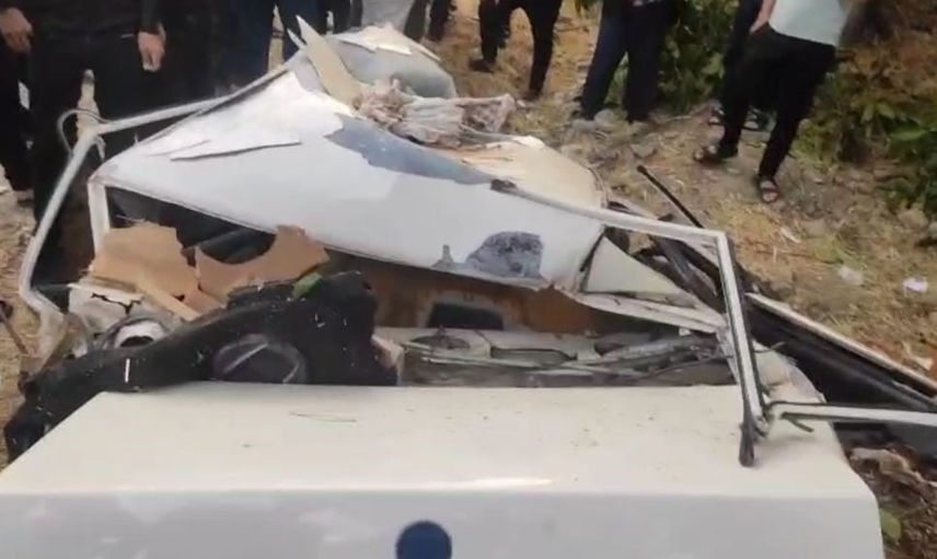 kahramanmaraş'ta yol kenarına çarpan araçtaki kazada 1 kişi yaşamını yitirdi