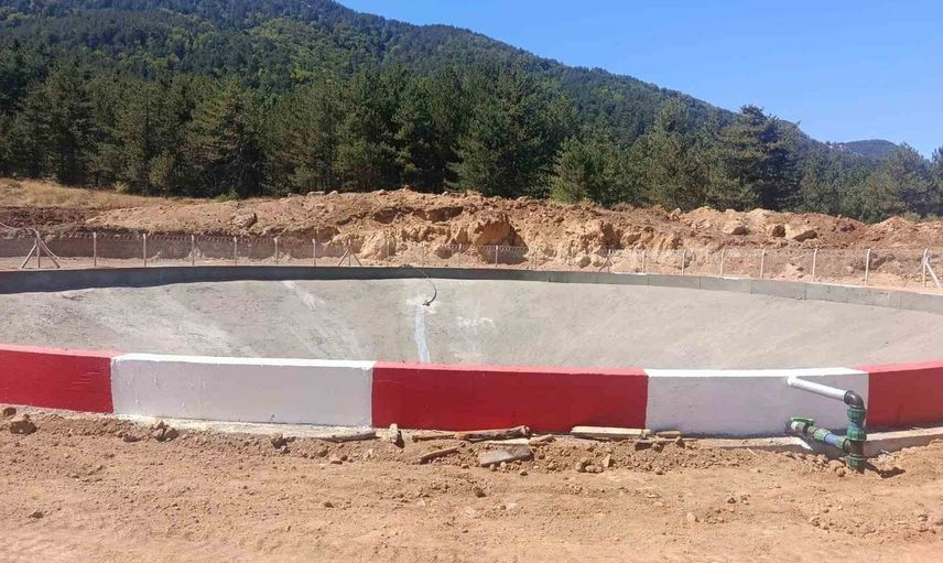 Simav'da yangın hazırlıkları yerinde incelendi: havuz ve ekip binaları kontrol edildi