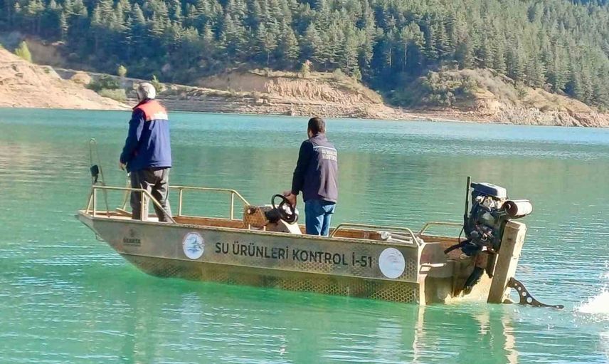 Çay Barajı'nda sürdürülebilir balıkçılık için sıkı denetim