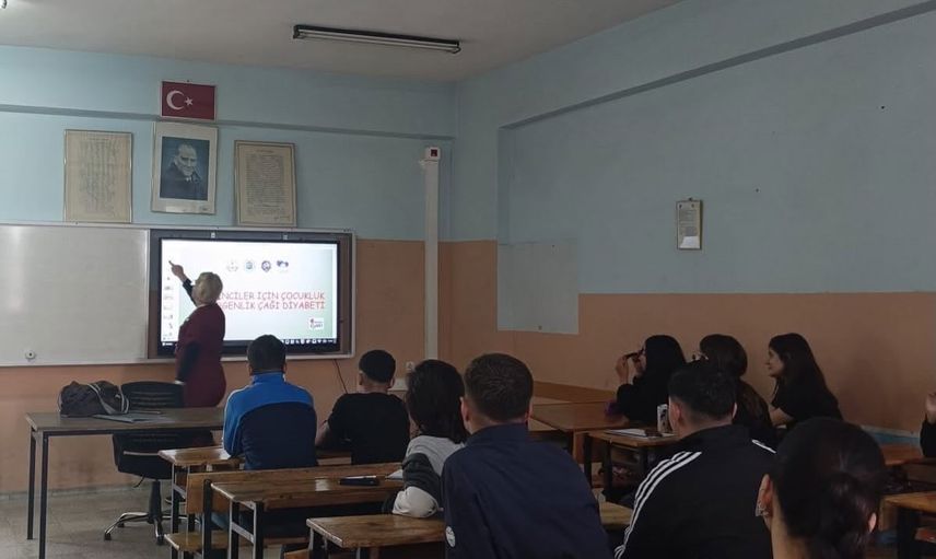 Söke'de öğrenciler diyabet ve obeziteye karşı bilinçlendirildi