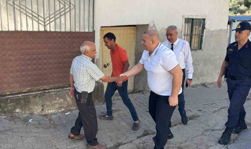 Köşk kaymakamı sahada: dört mahallede doğrudan dinleme yaptı