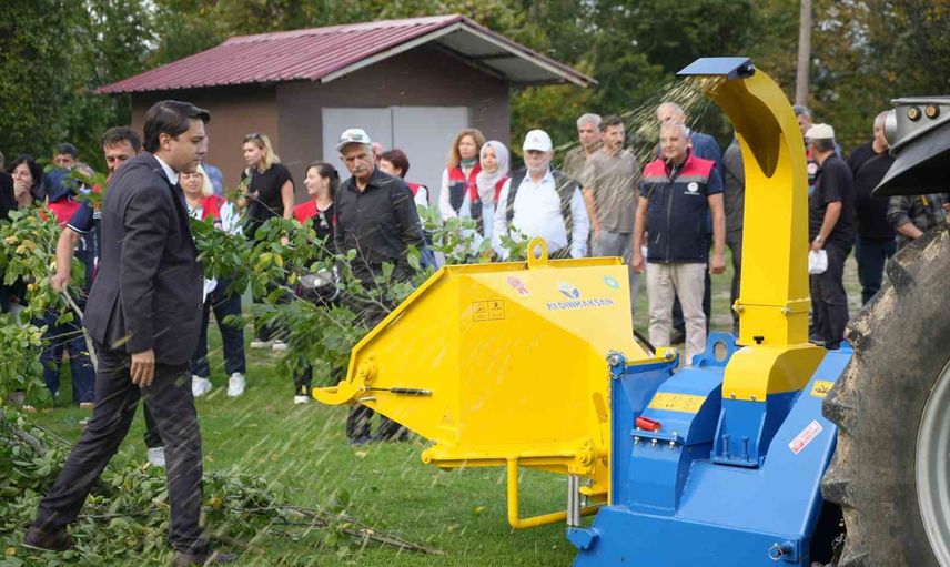 Atakum’da fındık üretiminde verimi yükseltmeyi hedefleyen 10 model bahçe kuruldu