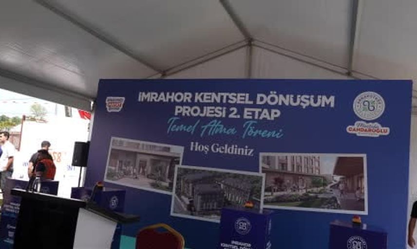 Arnavutköy'de İmrahor Kentsel Dönüşüm 2. Etabının Temeli Atıldı
