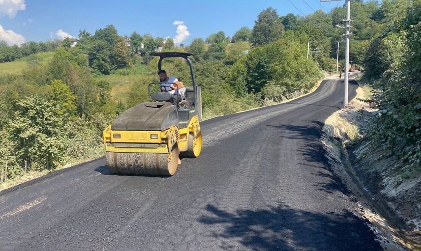 Kaynaşlı grup yolunda heyelan sonrası güvenlik odaklı yenileme tamamlandı