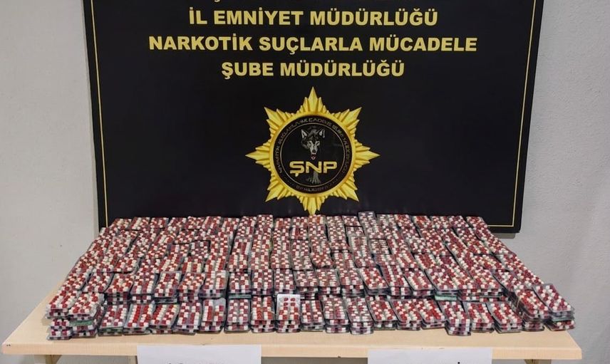 suruçta 13 bin 100 uyuşturucu hap ele geçirildi