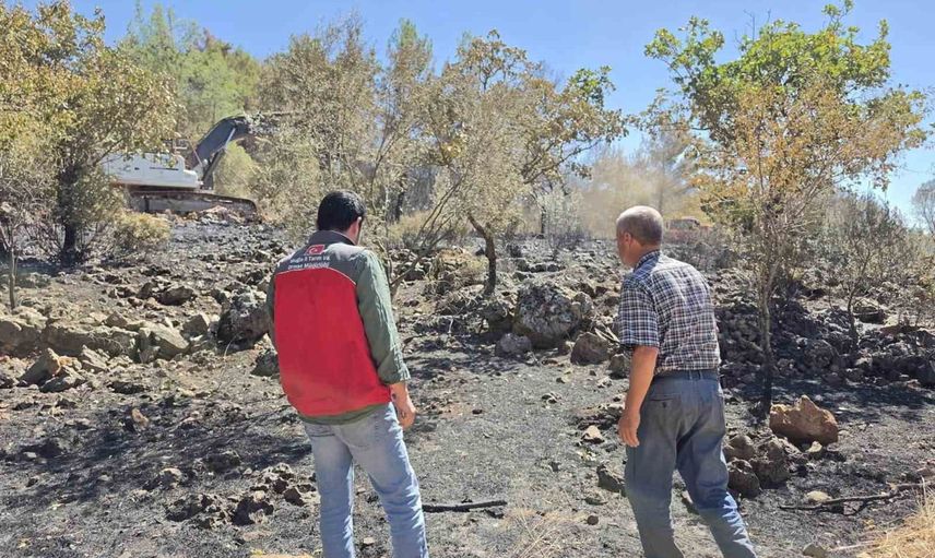 Hasar tespiti için saha çalışmaları Yaraş'ta yoğunlaştı