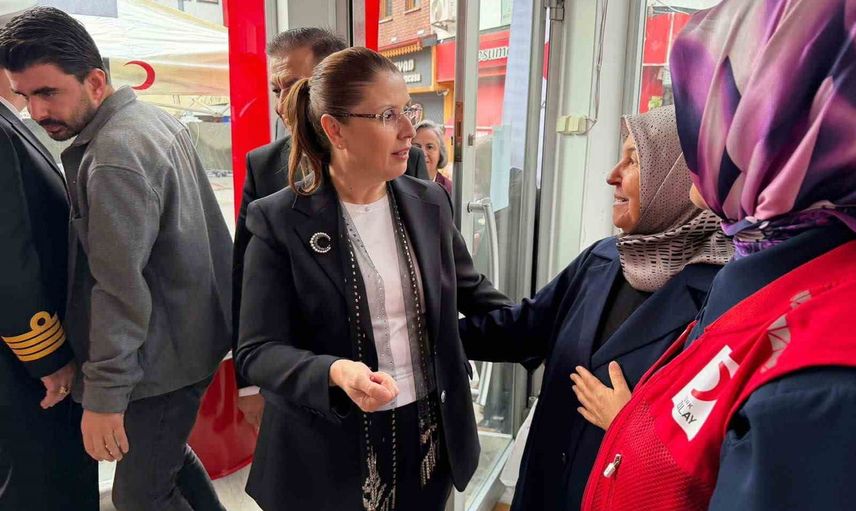 Bartın'da Kızılay kadın kollarından Gazze için dayanışma etkinliği