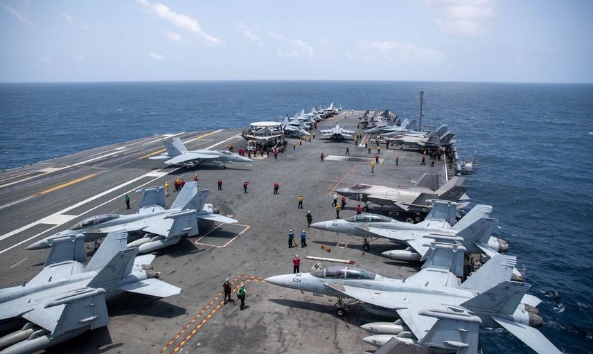 Amerikan uçak gemisi bölgeye konuşlandırıldı: USS George Washington göreve başladı