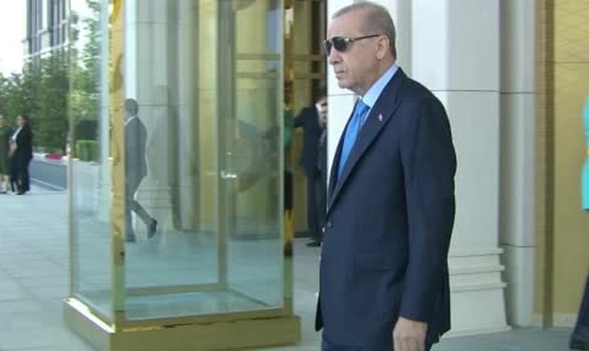 Külliye önünde törenle karşılanan Avusturya şansölyesi ağırlandı