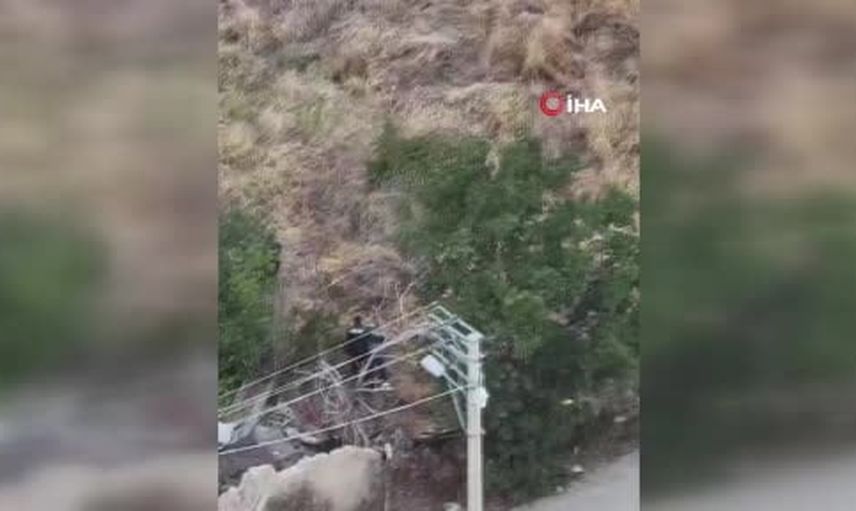 Polisin sırtında taşınan Nazmiye için bakan Çiftçi'den teşekkür