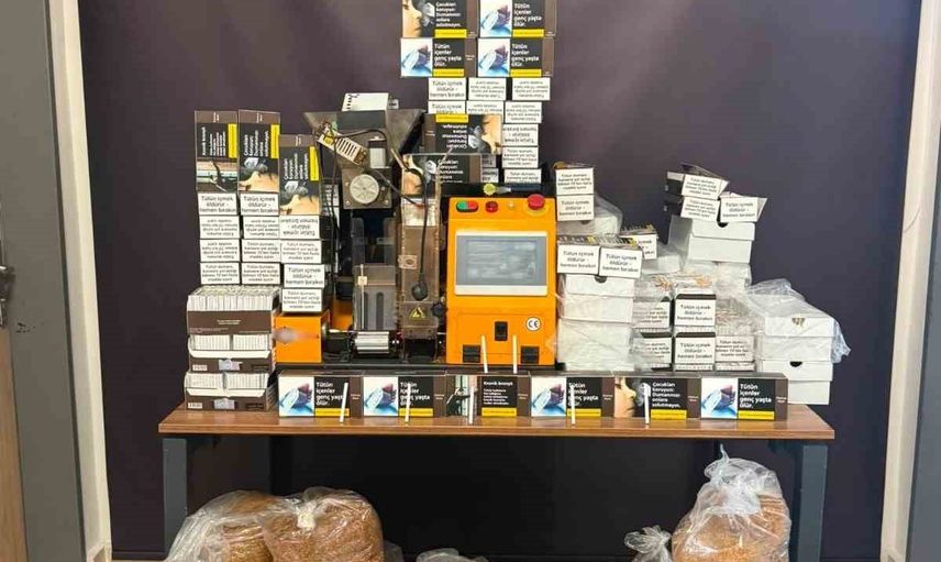 Antalya'da operasyon: 87,5 kilo kaçak tütün ve 15 bin 200 makaron ele geçirildi