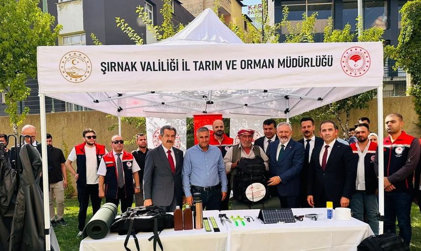 Şırnak'ta üreticilere 152 bin 784 fide ve çoban çantası desteği