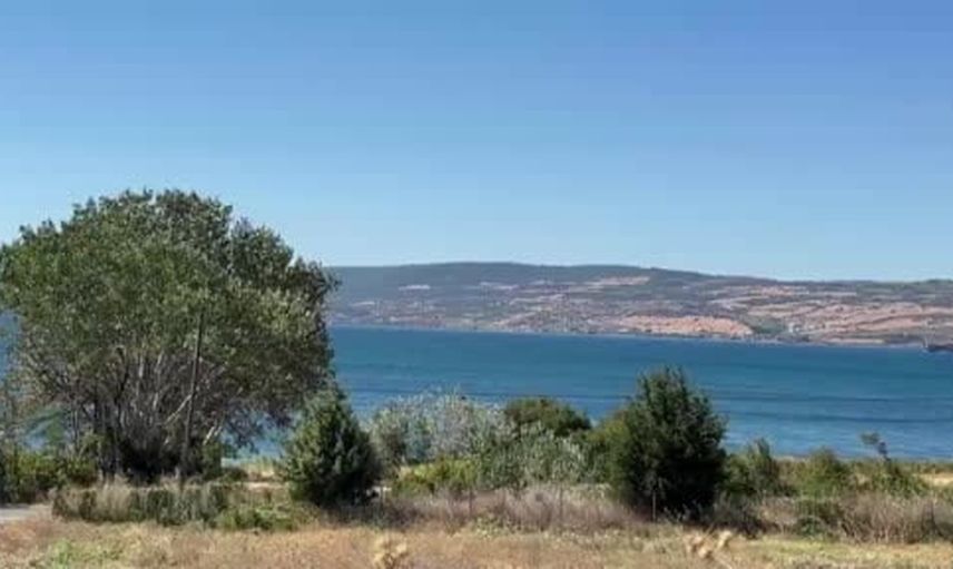 Umurbey çevresinde tarım arazisi yangınına havadan ve karadan müdahale ediliyor