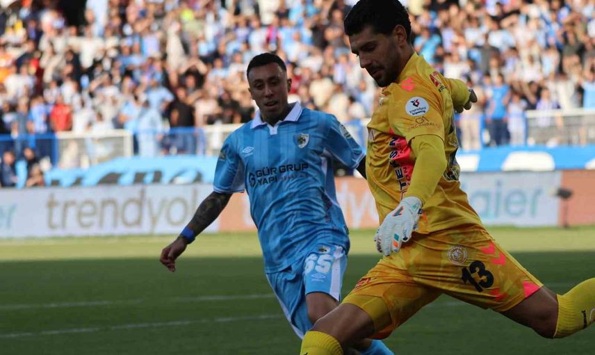 Erzurumspor evinde oyun üstünlüğünü gole çevirdi