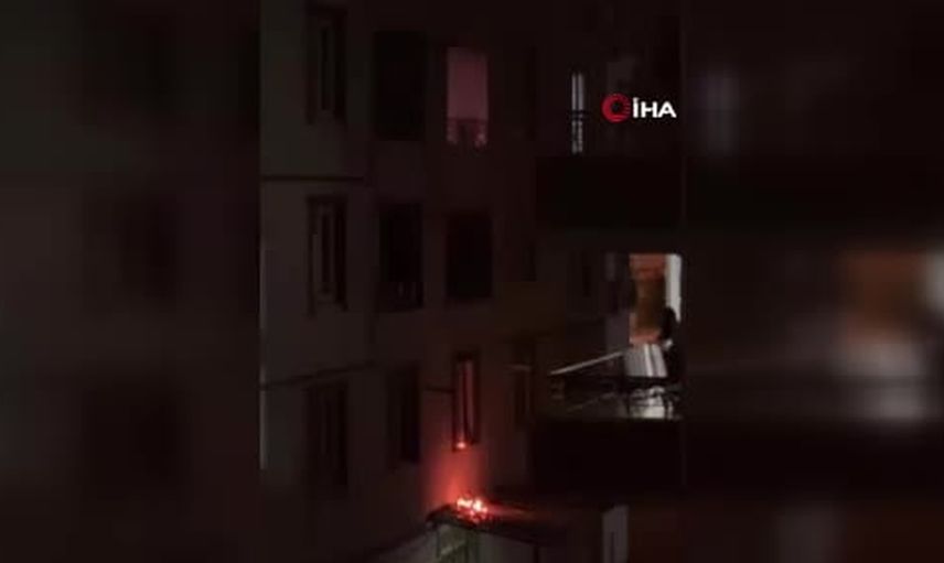 Kurtalan’da komşuların müdahalesi yangını büyümeden durdurdu