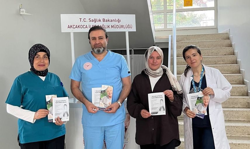 Akçakoca sokaklarında erken tanı çağrısı: lenfoma ve prostat farkındalığı