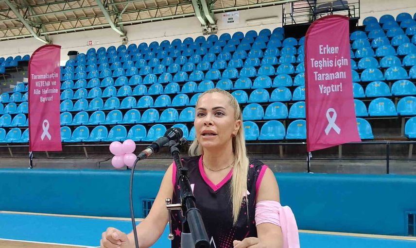 Edirne'de pembe dostluk maçında erken tanı çağrısı