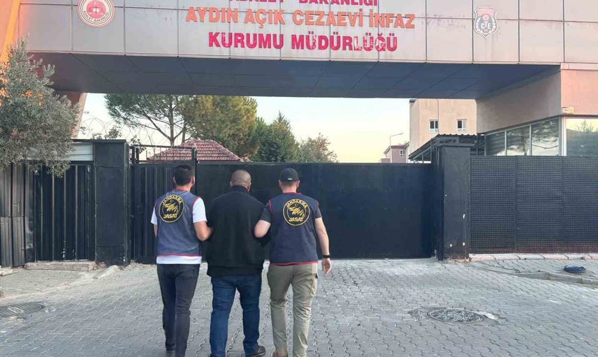 Efeler'de hapis cezası kesinleşen hükümlü jandarmaya teslim edildi
